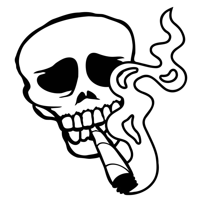 Joint fumer l’herbe du crâne