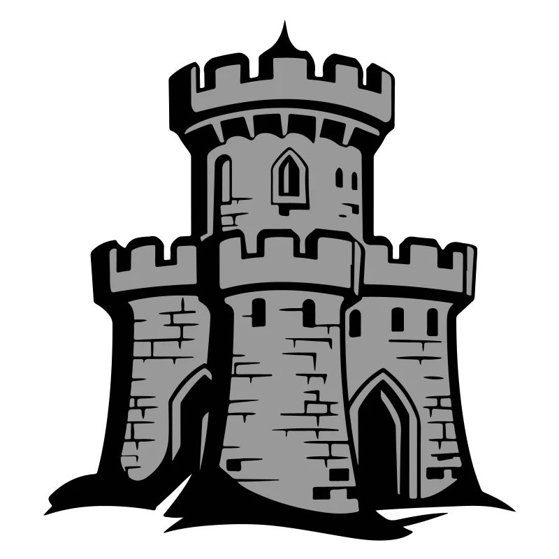 Château Forteresse Château de chevalier Symbole