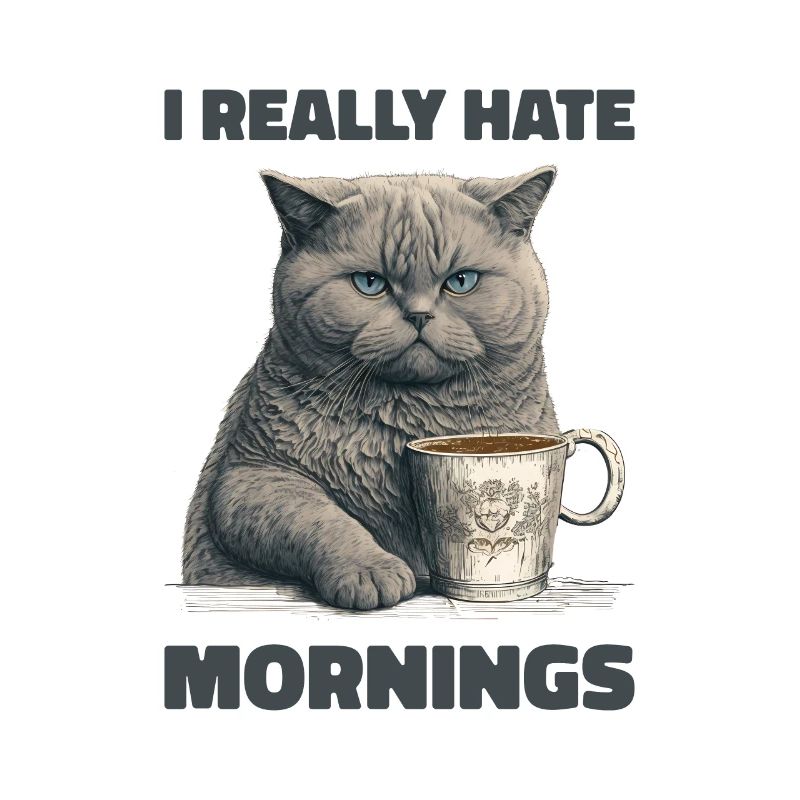 Je déteste vraiment Mornings Cat