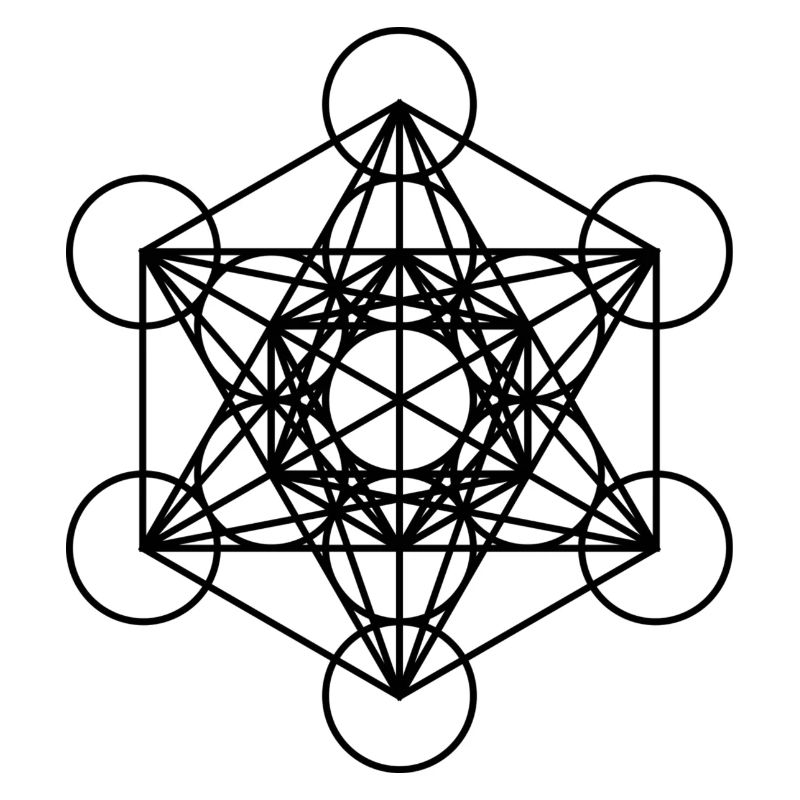 Metatrons Cube Würfel Geschenkidee