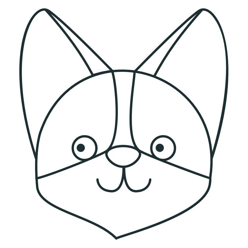 Super cute corgi face