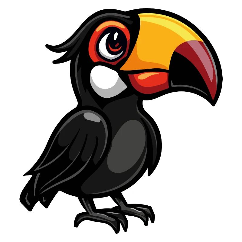 tukan vogel comic