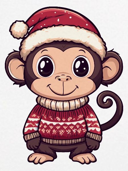 Monkey Christmas Comic