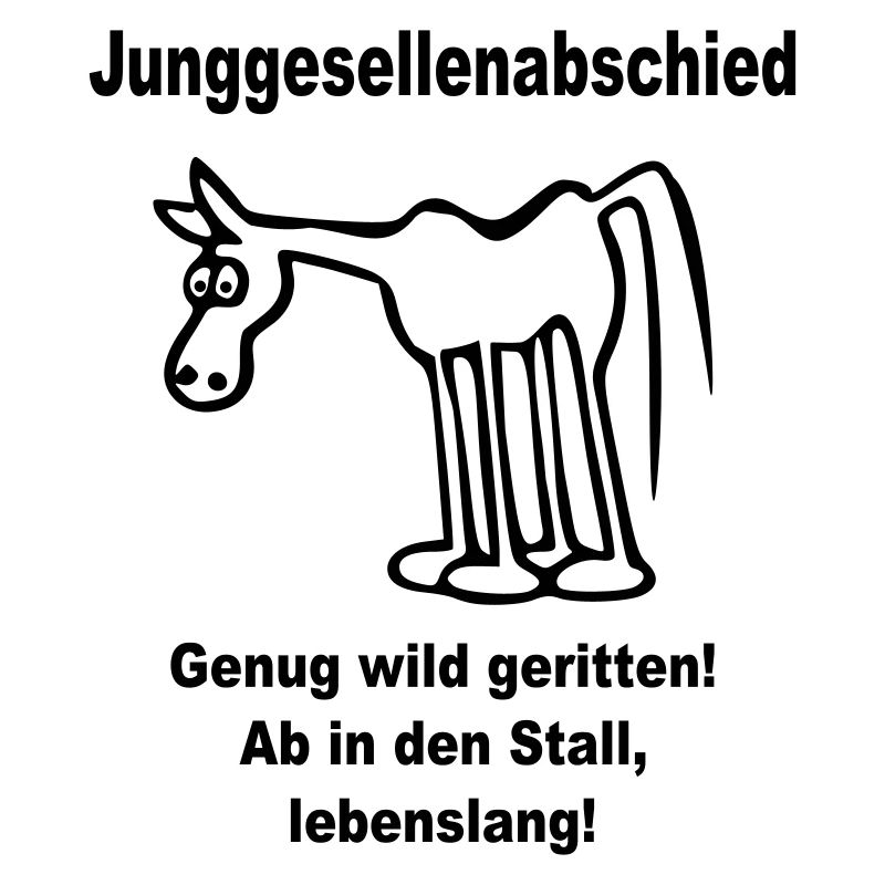 Junggesellenabschied: Genug wild geritten (Pferd,