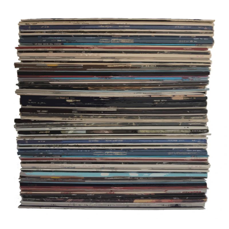 Stack of records