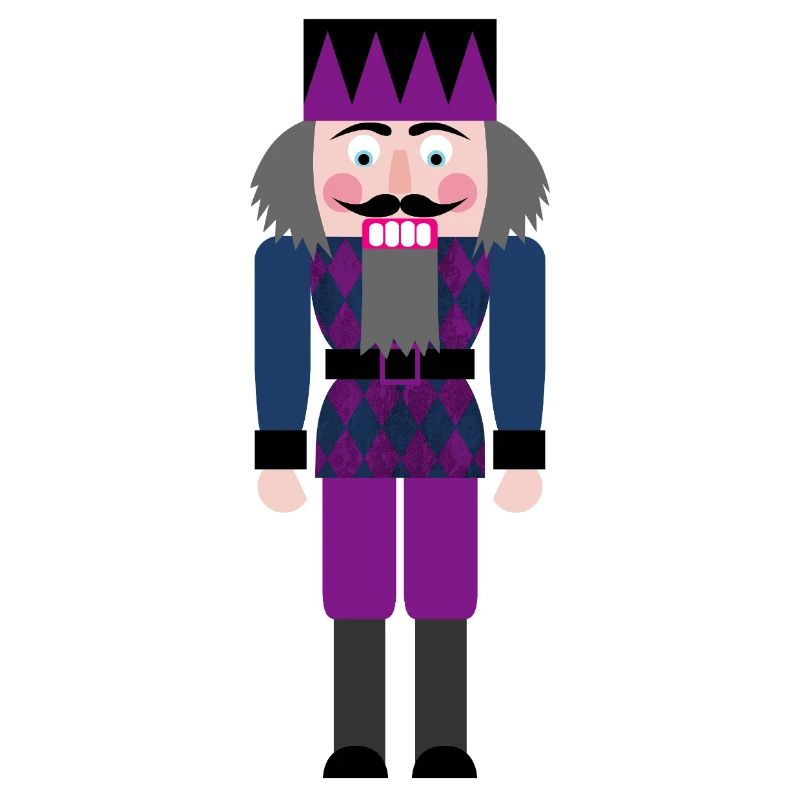 Nutcracker Diamond Rhombs Pattern Christmas Xmas