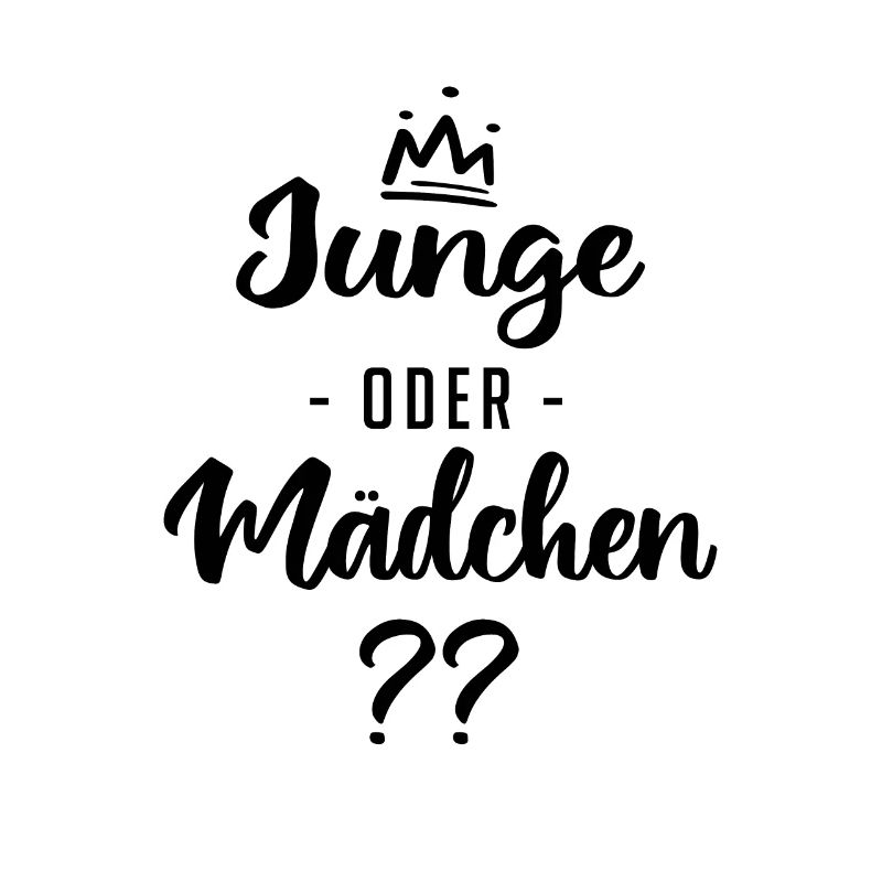 Junge oder Mädchen? Schwanger - Schwangerschaft