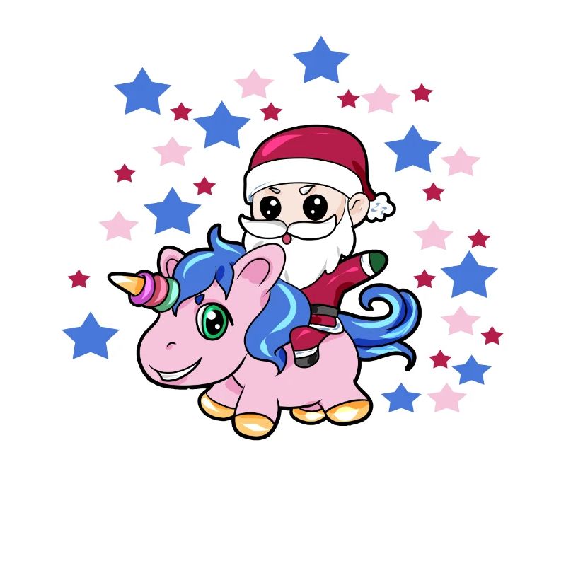 Weihnachtsmann Einhorn Babysitter Babysitting