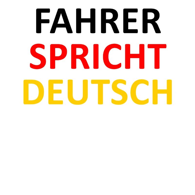 Driver speaks german