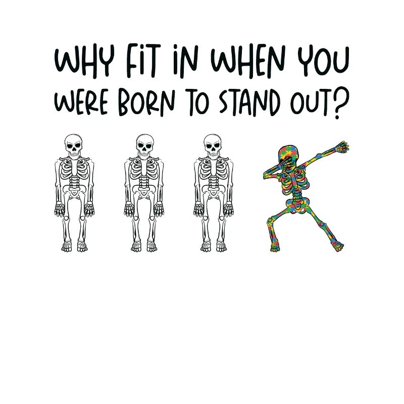 Lo scheletro colorato supporta il dabbing