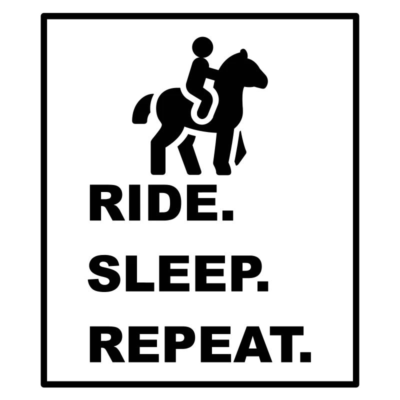 Cooles "Ride Sleep Repeat" Design for sie und ihn