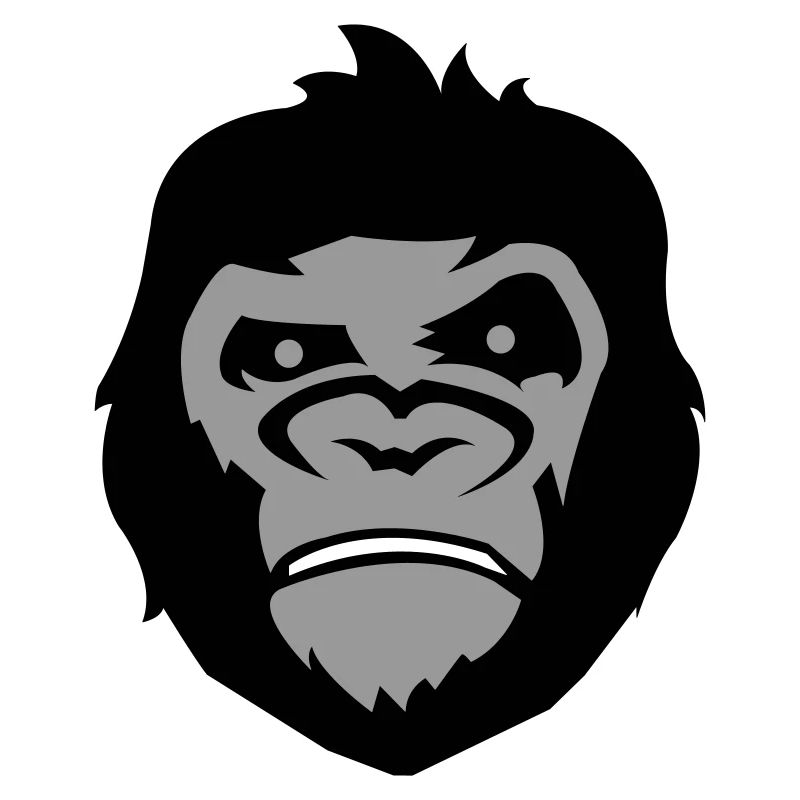 Visage de gorille