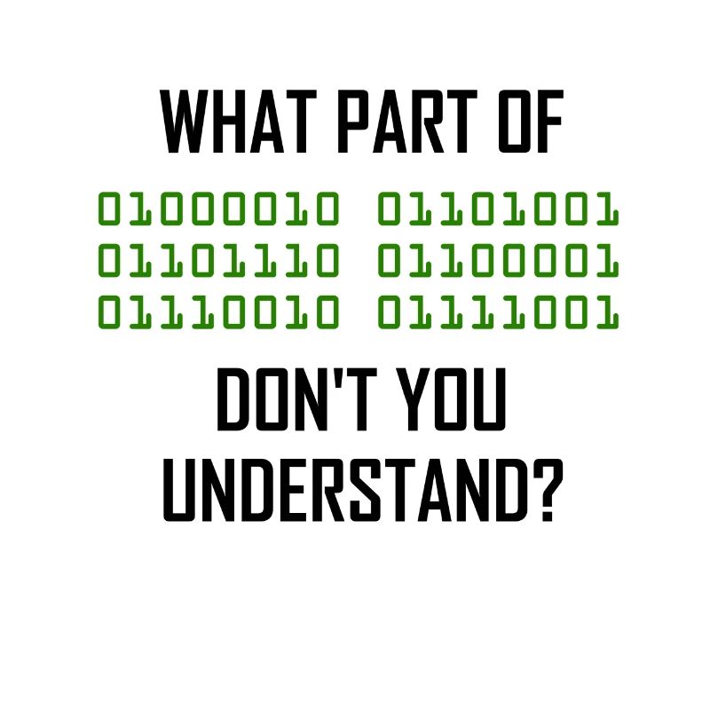Binary system programmer computer science nerd