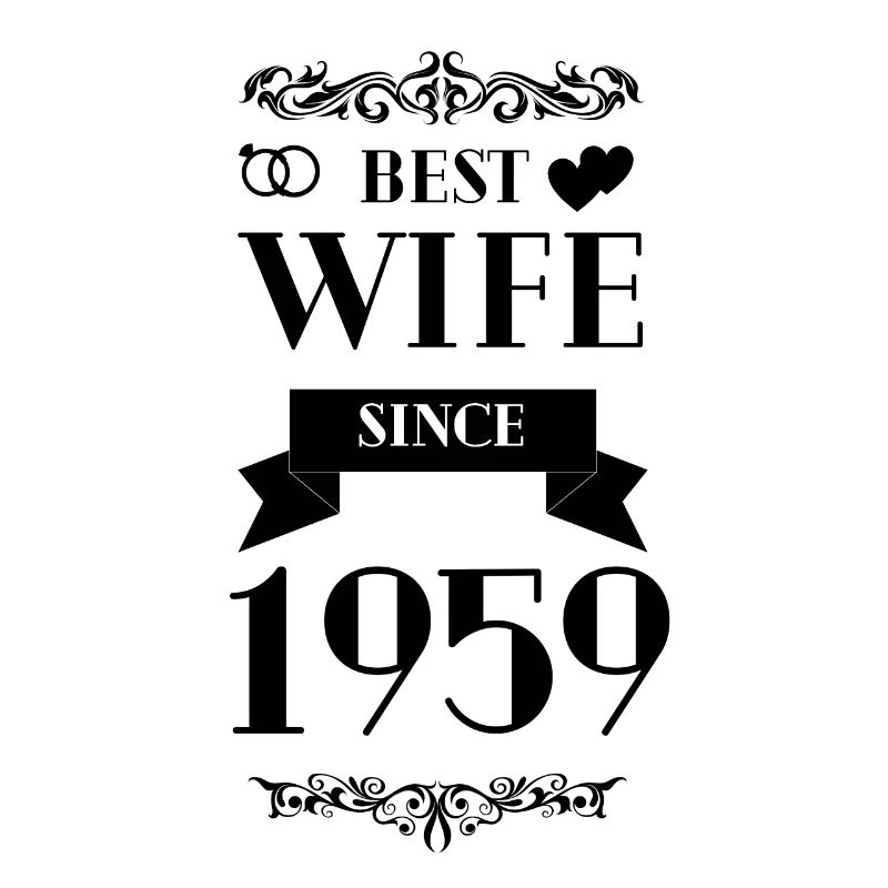 Beste Ehefrau seit 1959 Hochzeitstag