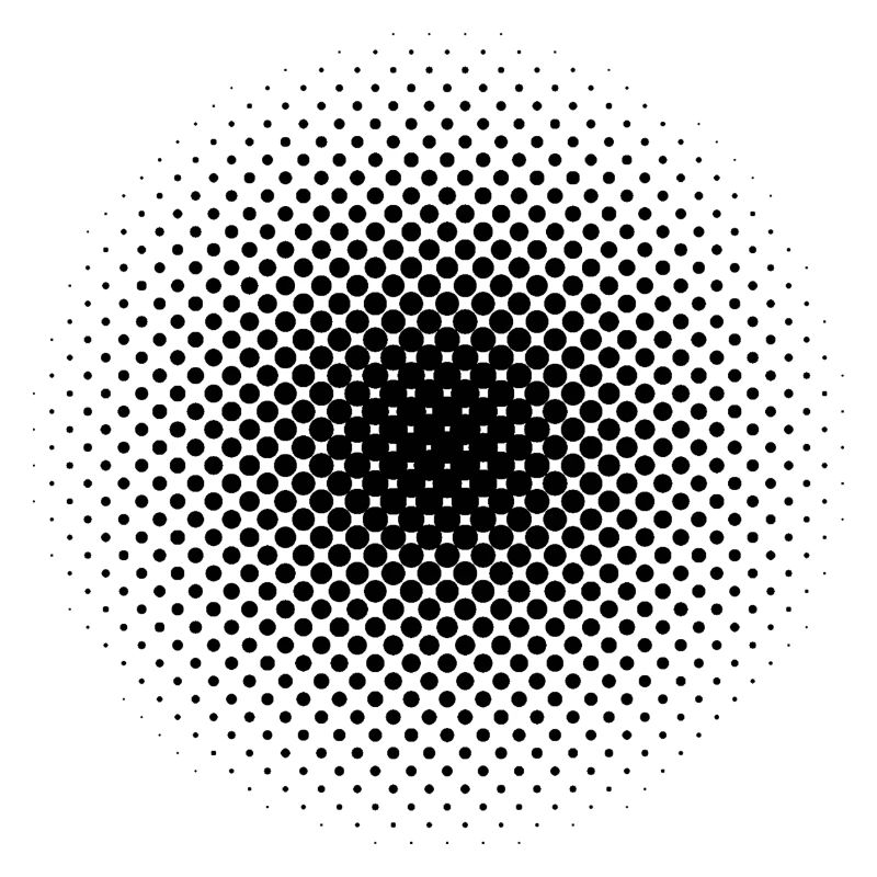 Illusion d'optique ronde