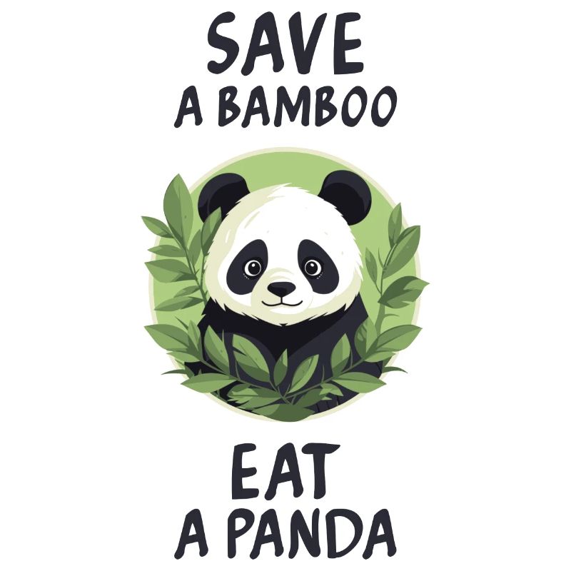 Rette einen Bambus, iss einen Panda.