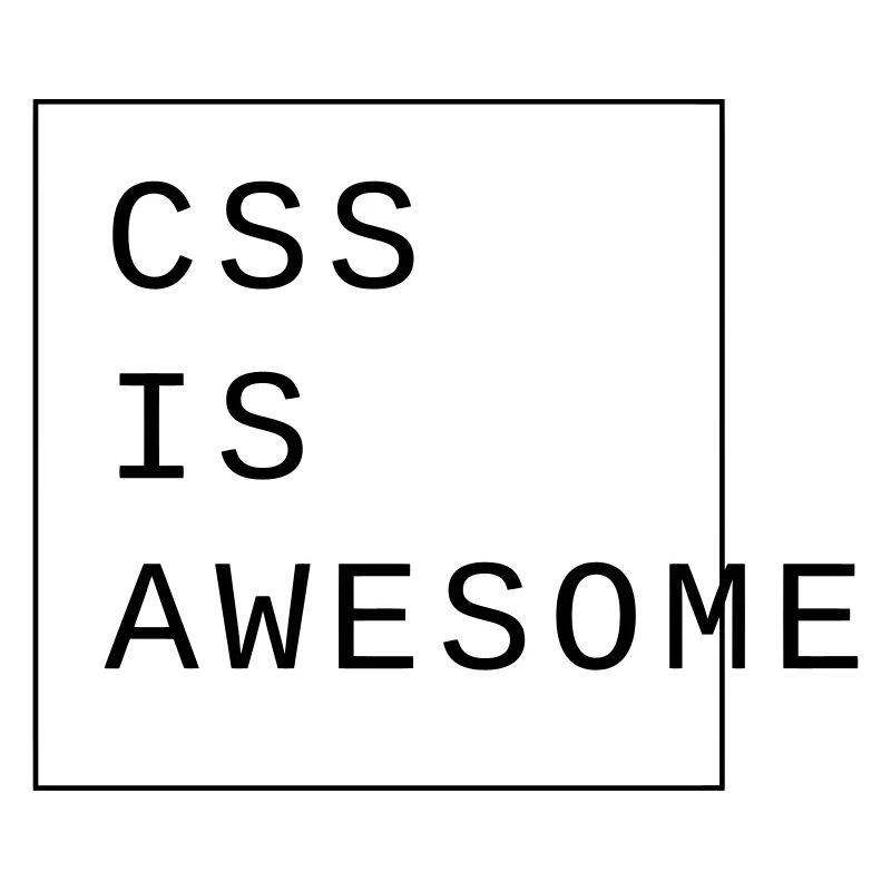 css is awesome webdesign