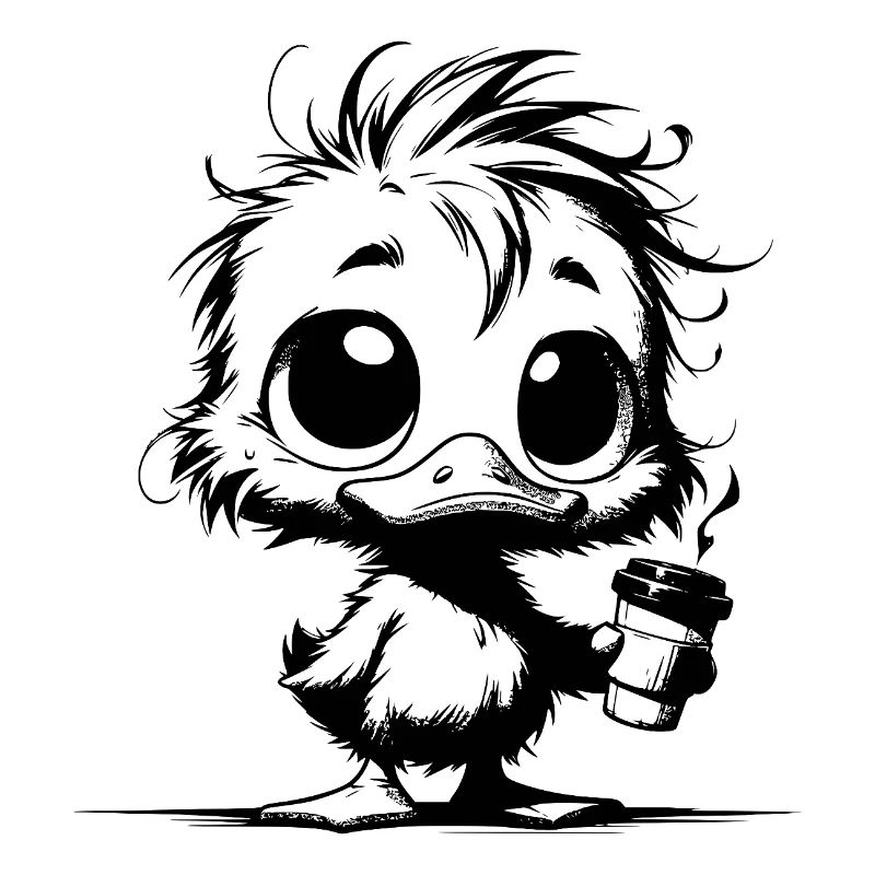 Duck on caffeine present when the cup is empty