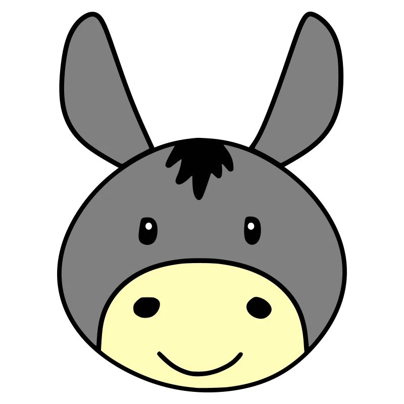 Cute donkey