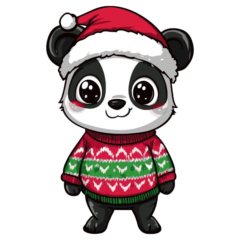 Panda Christmas Comic
