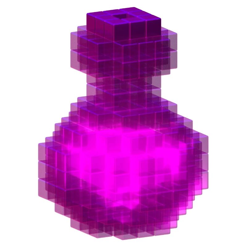 Pink Magic T Shirt Gothic Witch Cube Potion Bouteille