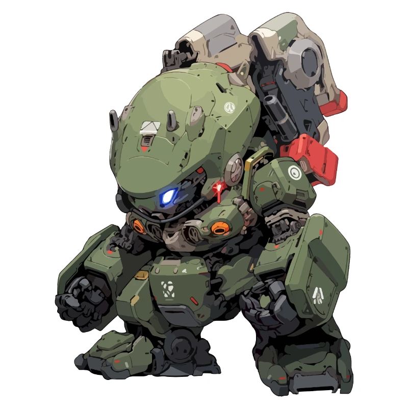 Robot de combat Chibi