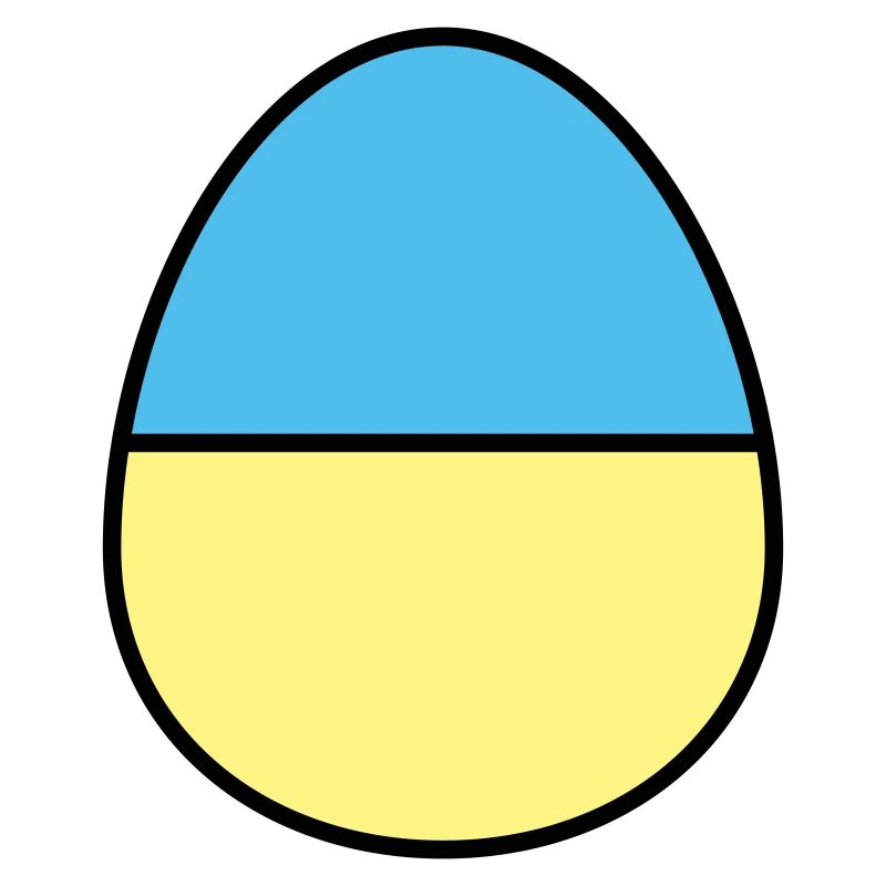 Osterei farbig