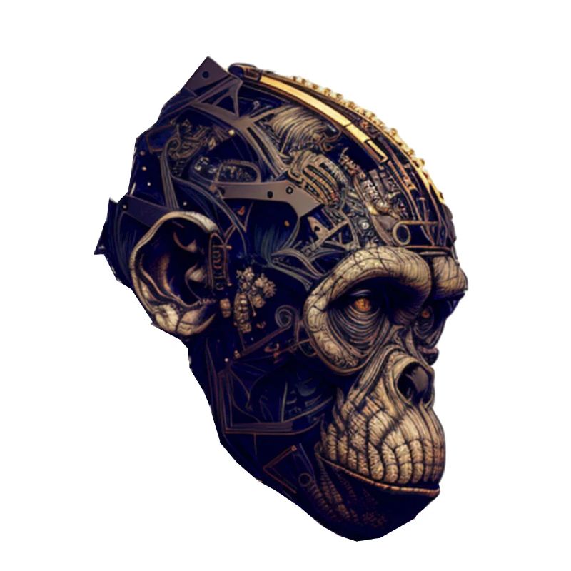 Advanced evolution: The monkey meets AI