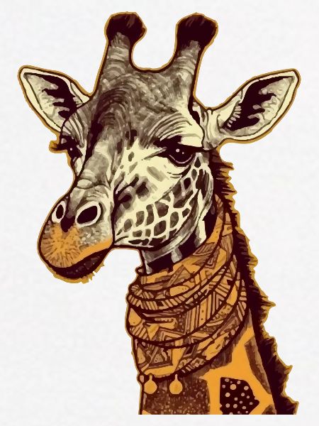 Lydia die Giraffe