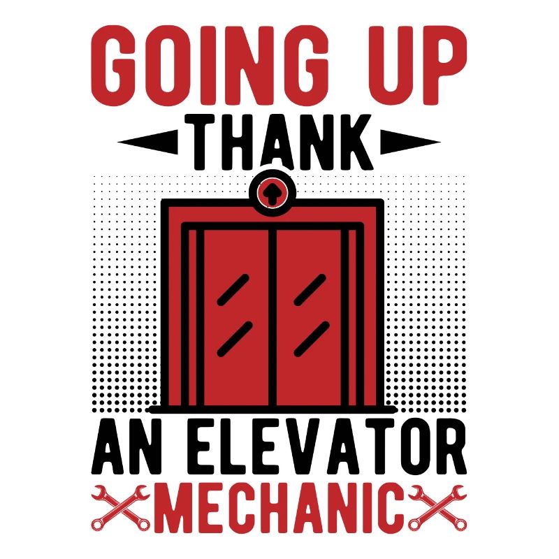 Going Up Thank An Elevator Mechanic Gift