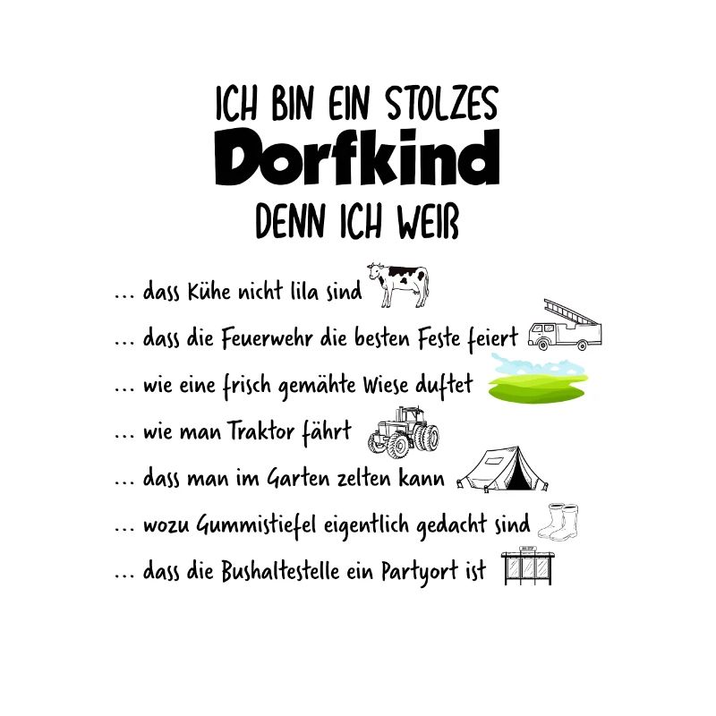 Ich bin ein stolzes Dorfkind