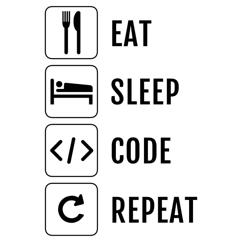 Nerd - Eat Sleep Code Repeat