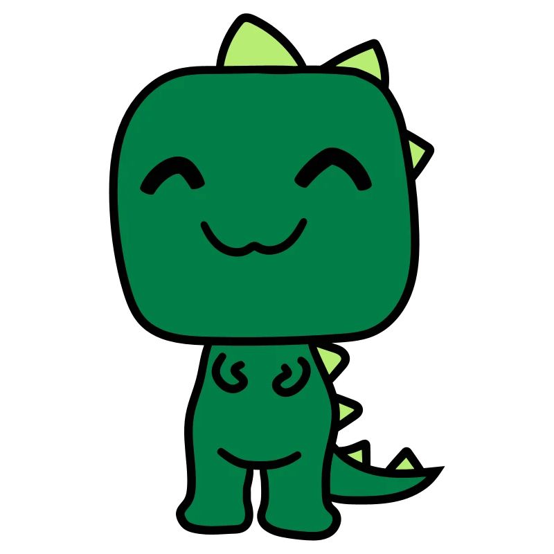 T-Rex Rex carnivore heureux mignon mignon petits e