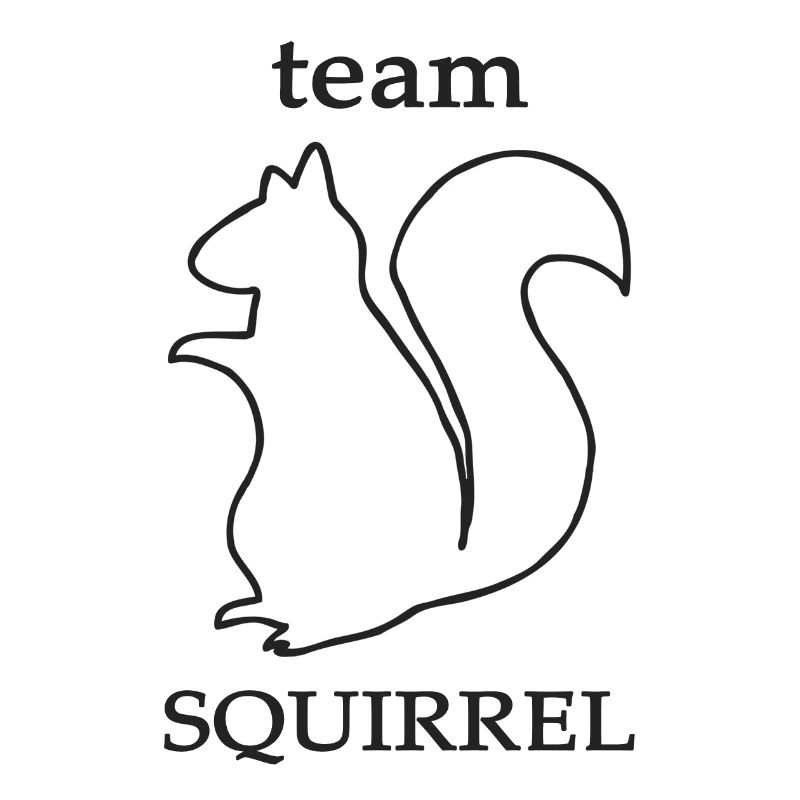 Team Squirrel /Eichhörnchen - Tierfreunde Geschenk