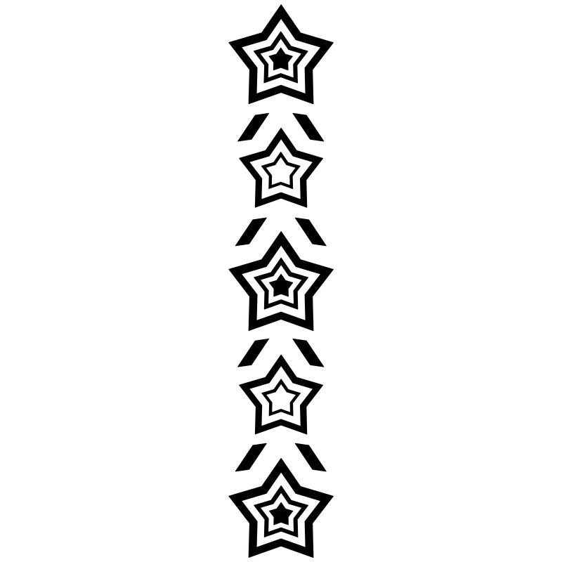 Rangée d’étoiles
