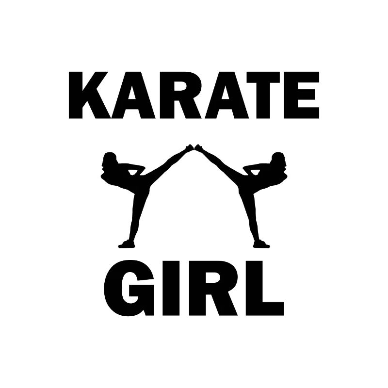 Fille de karaté