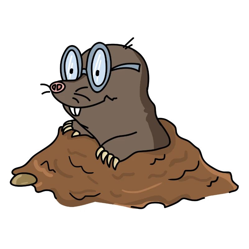 Drôle Cool Mole