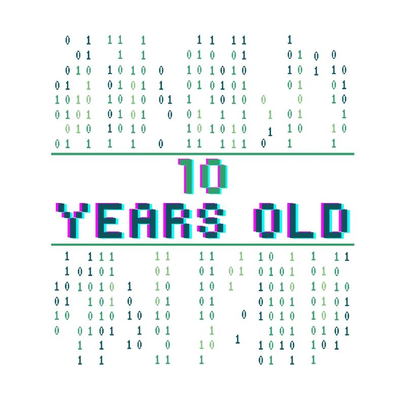 2nd Birthday 2 Years Old Binary Code Computer Science