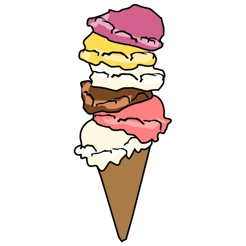 Eiscreme Eiswaffel Eis Eiskugel