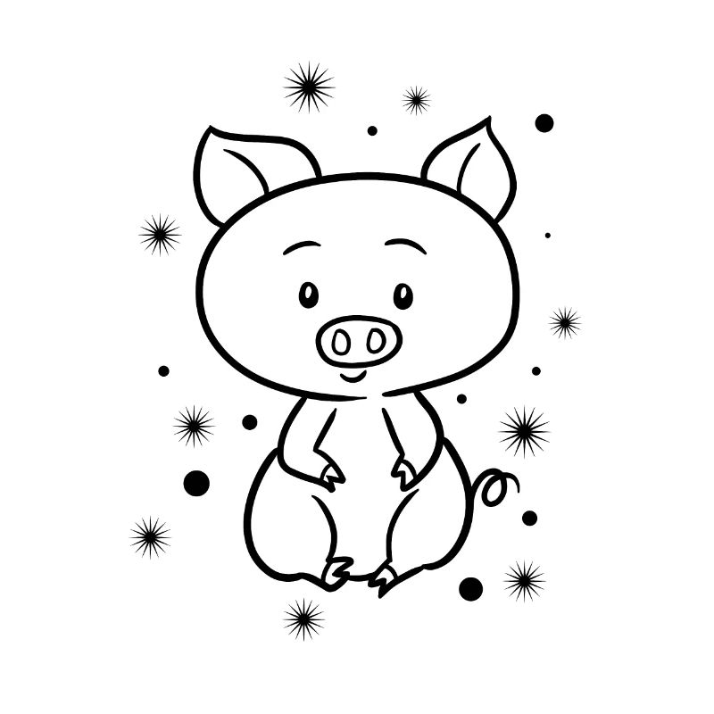 Drôle de bébé cochon