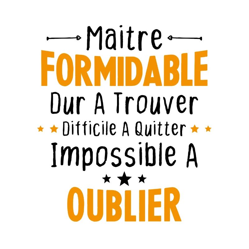 Maître Formidable Idée Cadeau Maître D'école