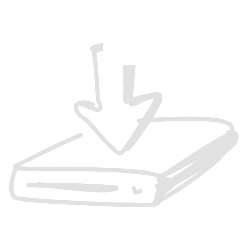 Hard disk with arrow