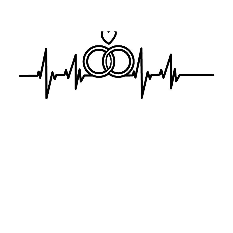Ekg Ringe Ehepaar Hochzeit Geschenk