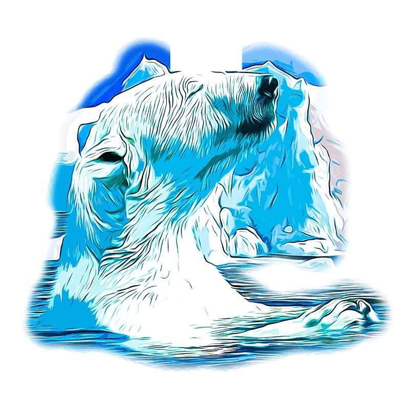 gxp eisbär polarbär genießer vector art