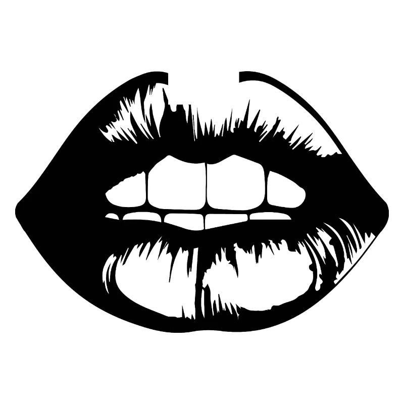 Lèvres, bouche, baisers lèvres