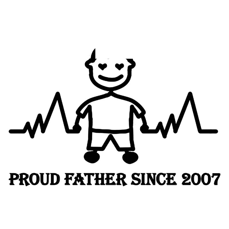 Stolzer Vater seit 2007 eines Jungen