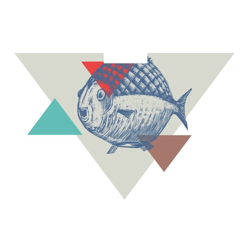 Conception de triangle de poisson