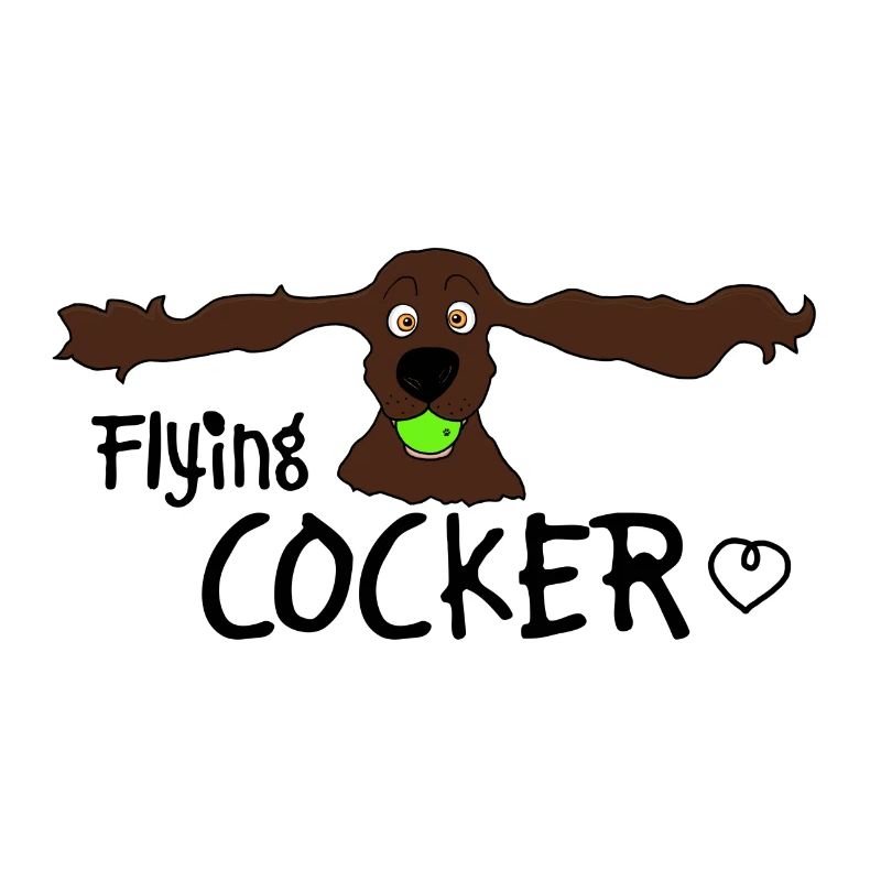 Cocker Spaniel Cute Flying Cocker