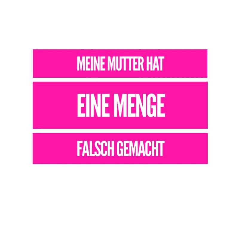 Fehler einer Mutter
