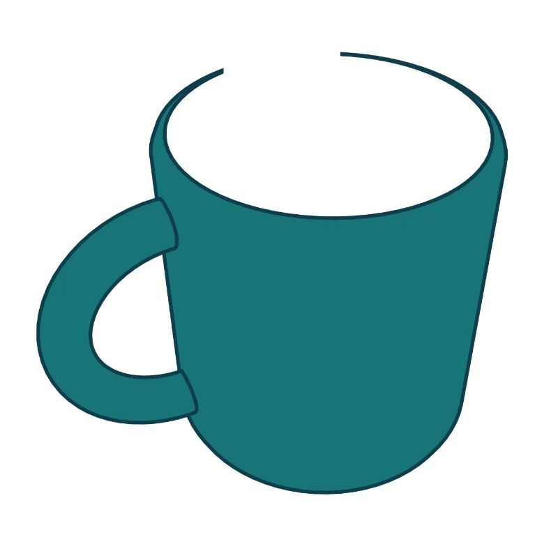 Empty coffee cup